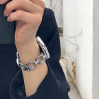 Silver replacement band for Apple Watch for women