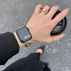 Gold replacement band for Apple Watch for women