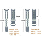 Replacement strap for Google Pixel Watch 1, 2, 3, 4 41mm 45mm 