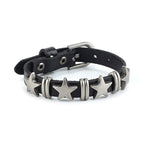 Vintage-Style Bracelet with Black Stars