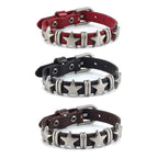 Vintage-Style Bracelet with Red Stars