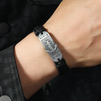 Leather Anchor Bracelet