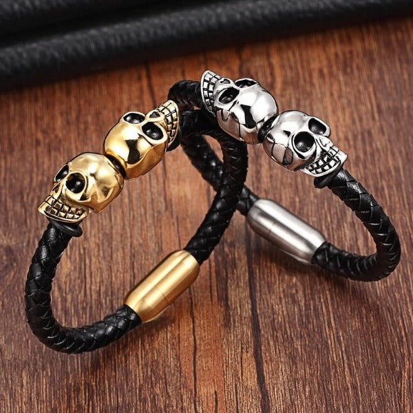 Double Skull Bracelet