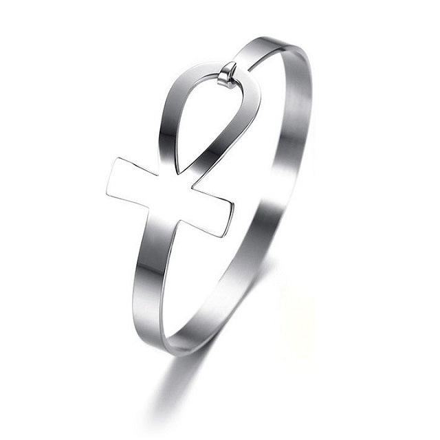 Women's Egyptian bracelet, silver