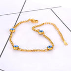 Elegant Turkish Evil Eye Bracelet or