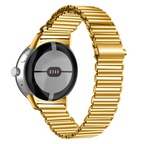 Hardened Steel Smartwatch Band for Google Pixel Watch 1 & 2 gold