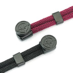 Black Compass Cord Bracelet Wind Rose 
