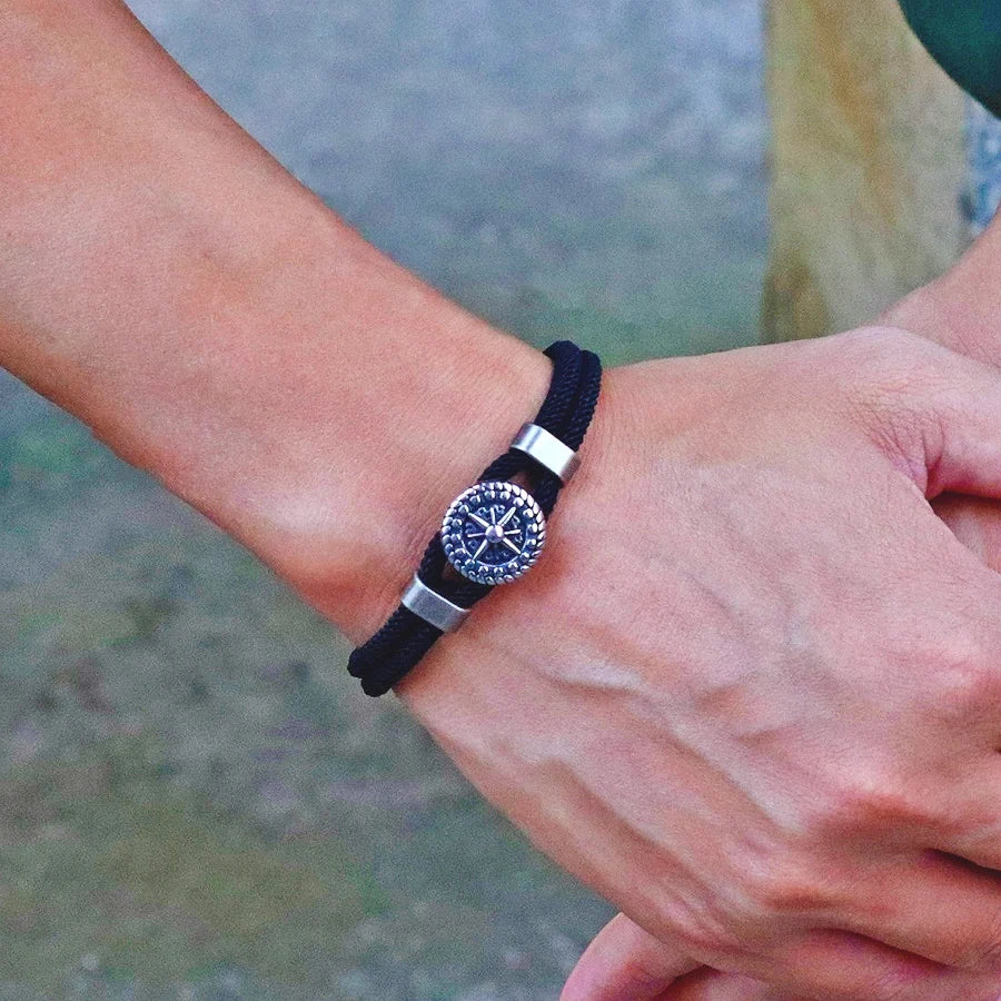 Compass Rose Rope Bracelet 