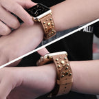 Rivet Leather Straps for Apple Watch
