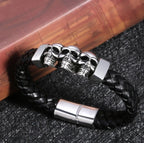 Skull Leather Bracelet