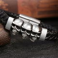 Skull Leather Bracelet