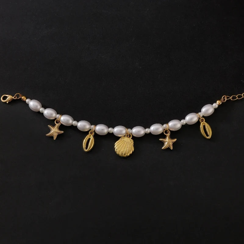 Beaded Bracelet with Shells