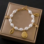 Beaded Bracelet with Shells