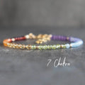 Natural Stone 7 Chakras Bracelet