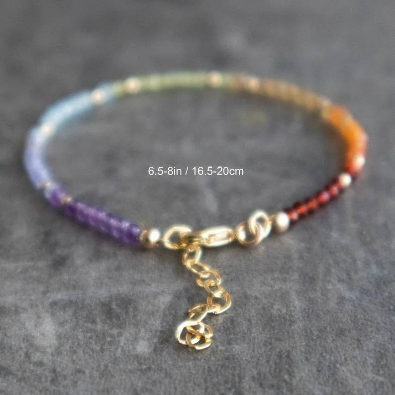 Natural Stone 7 Chakras Bracelet