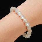 Natural Moonstone Beaded Bracelet for Women