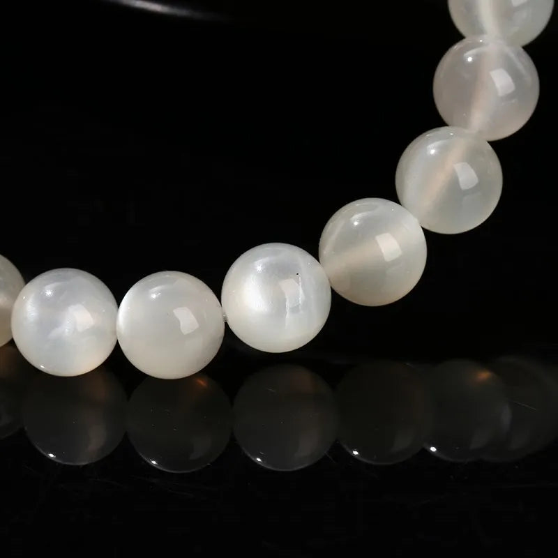 Natural Moonstone Beaded Bracelet for Women