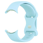Silicone Smartwatch Band for Google Pixel Watch 1 & 2 sky blue