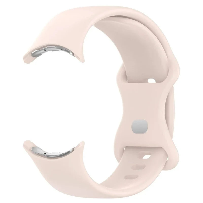 Silicone Smartwatch Band for Google Pixel Watch 1 & 2 beige