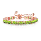 Colorful Zircon Birthstone Bracelet