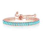 Colorful Zircon Birthstone Bracelet
