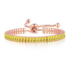 Colorful Zircon Birthstone Bracelet