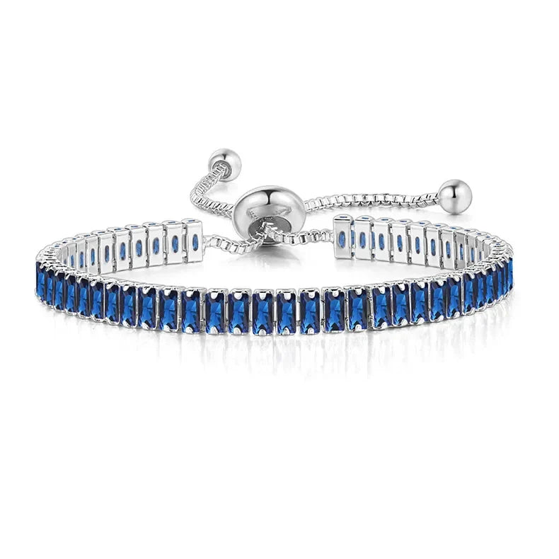Colorful Zircon Birthstone Bracelet