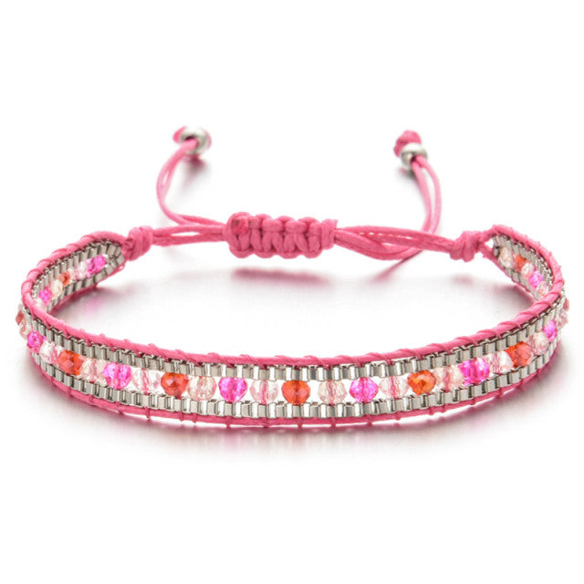 Ethnic Chic Bracelet Pink