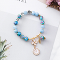 Ethnic Women's Bracelet in Sky Blue