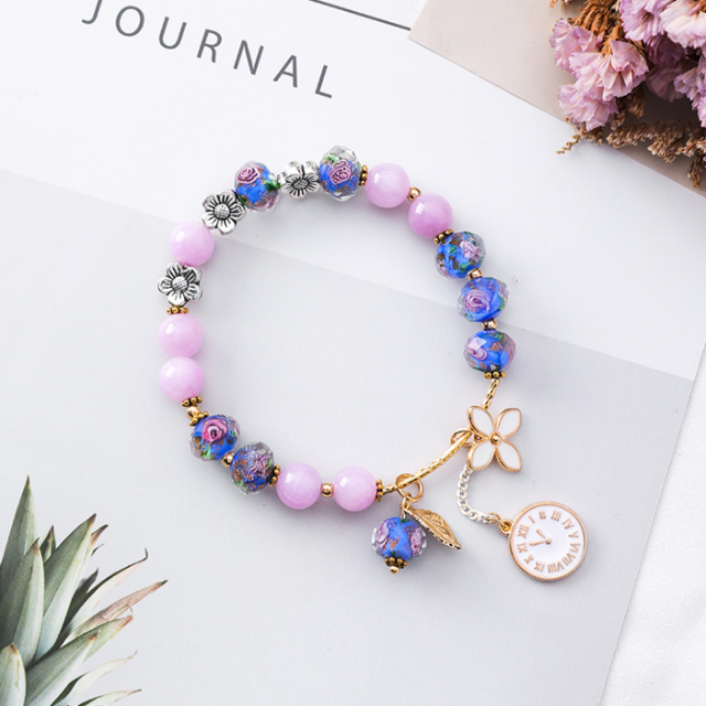 Ethnic Women's Bracelet in Mauve