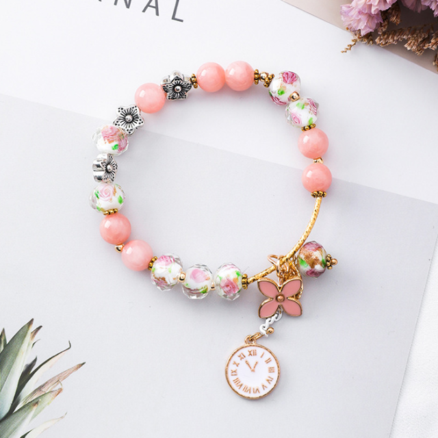 Ethnic Women's Bracelet in Pink