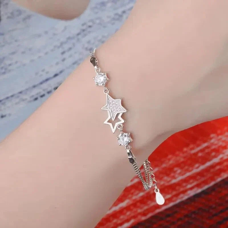 Stars and Crystal Bracelet