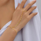Women's Hand Bracelet Women's Hand & Finger Chain Jewelry
