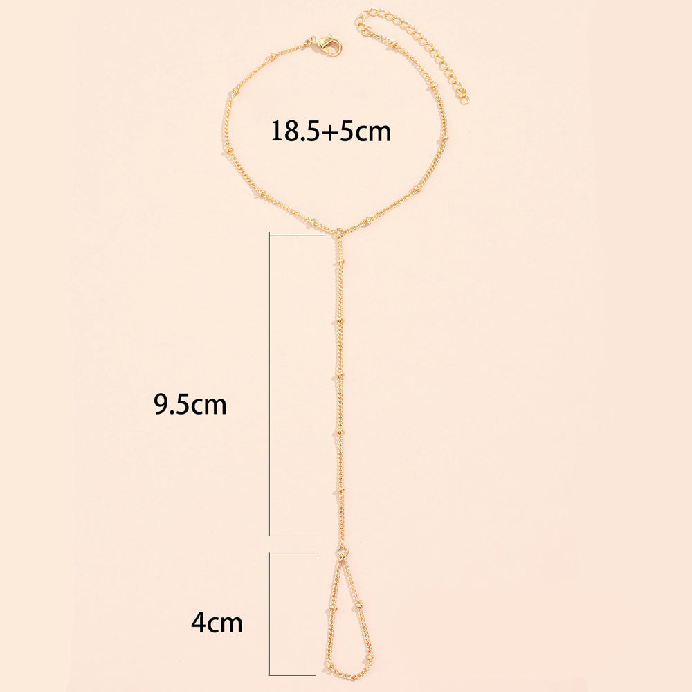 Women's Hand Bracelet Women's Hand & Finger Chain Jewelry
