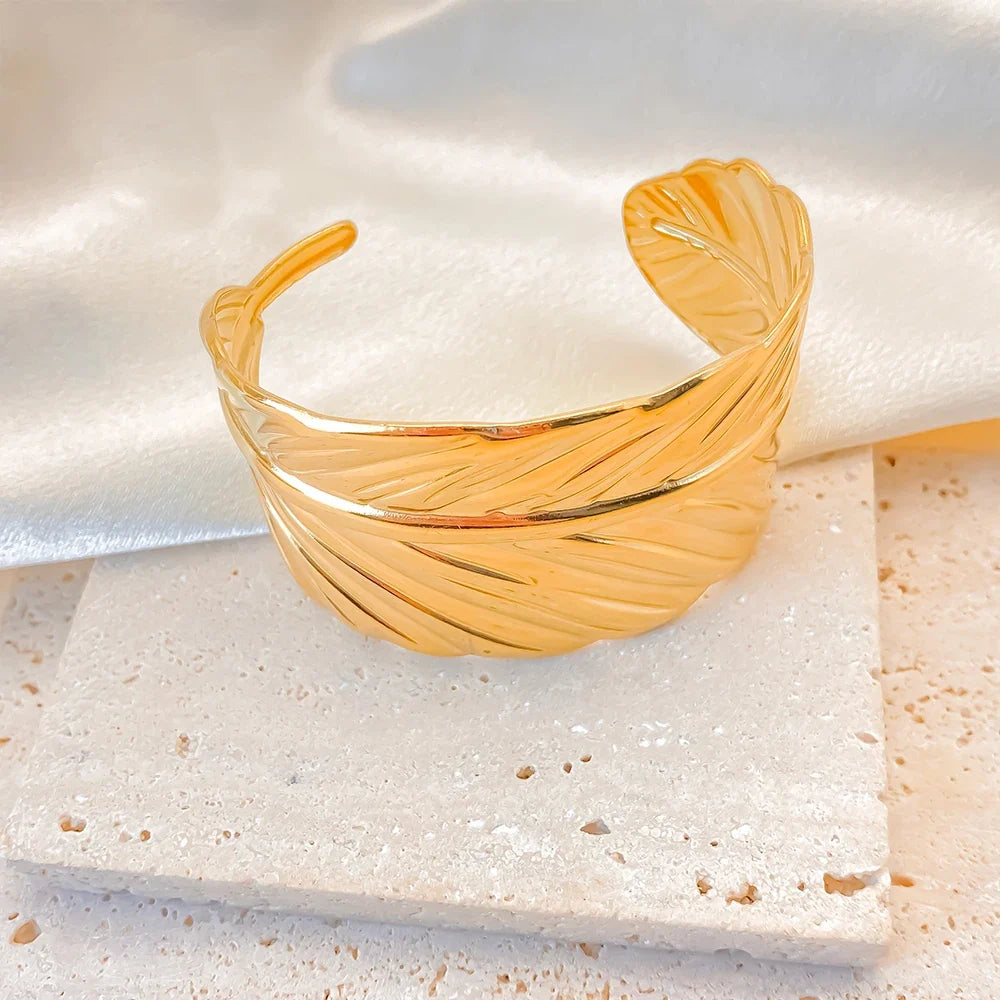 Autumn Laurel Leaf Bracelet