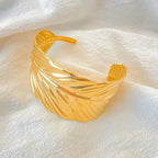 Autumn Laurel Leaf Bracelet