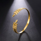 Bay Leaf Bracelet rose gold