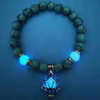 Lotus Flower Bracelet Stone 