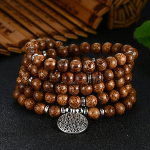Dawapara Mandala Flower of Life Curb Bracelet