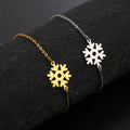 Snowflake Bracelet gold