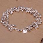 Curb Chain Bracelet with Pearls