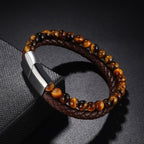 Black Tiger’s Eye Stone Curb Bracelet
