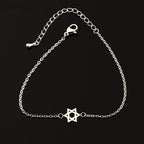 Hexagram Star of David Judaism Bracelet