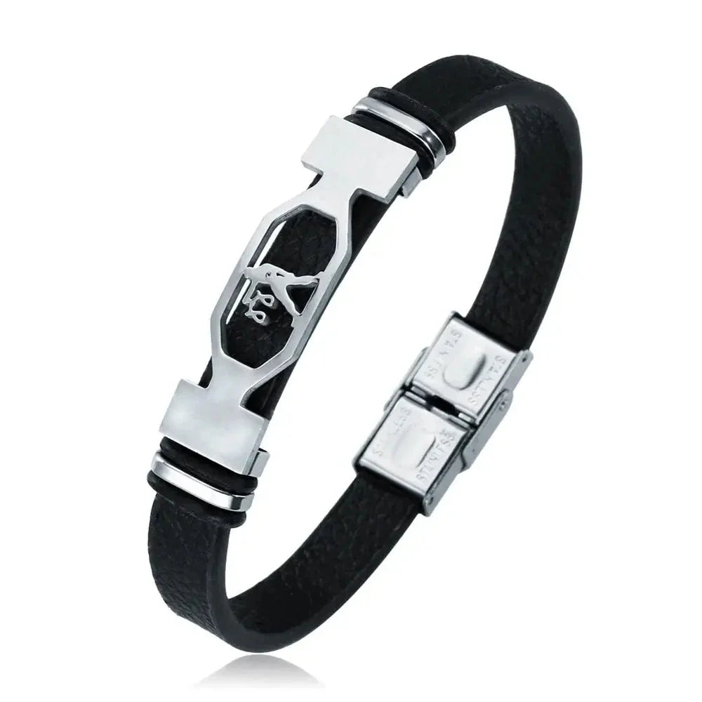 Men's Libra Zodiac Sign Bracelet