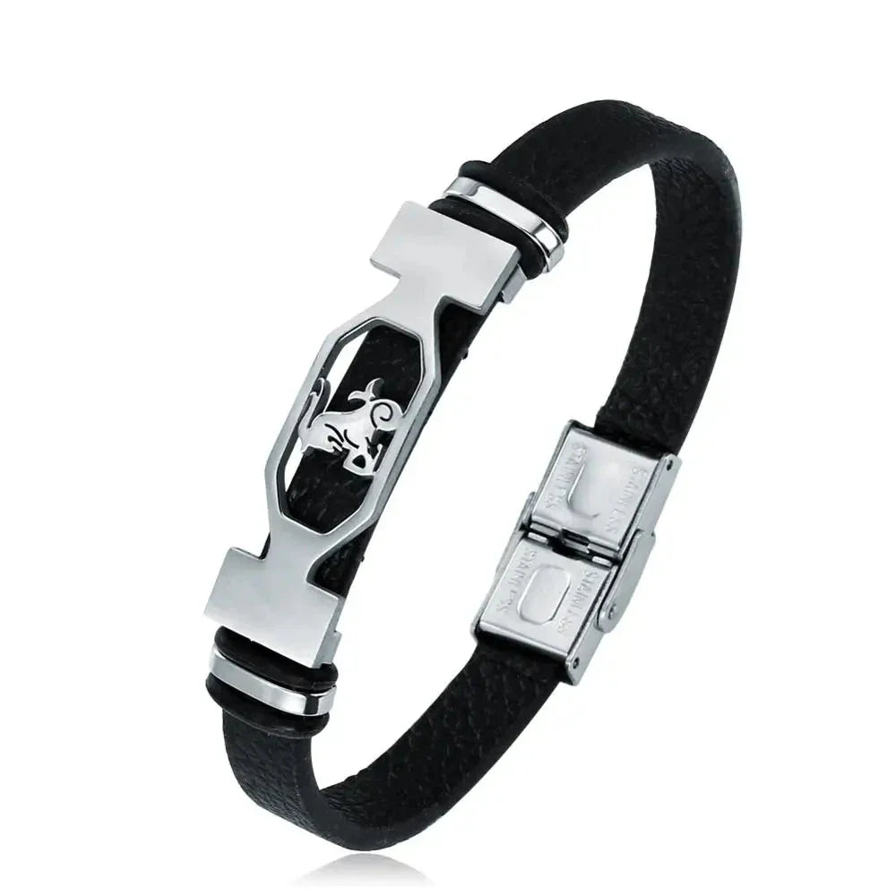 Men's Capricorn Zodiac Sign Bracelet