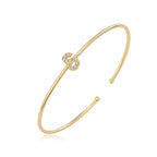 Minimalist initial bracelet s