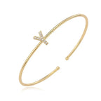 Minimalist initial bracelet y