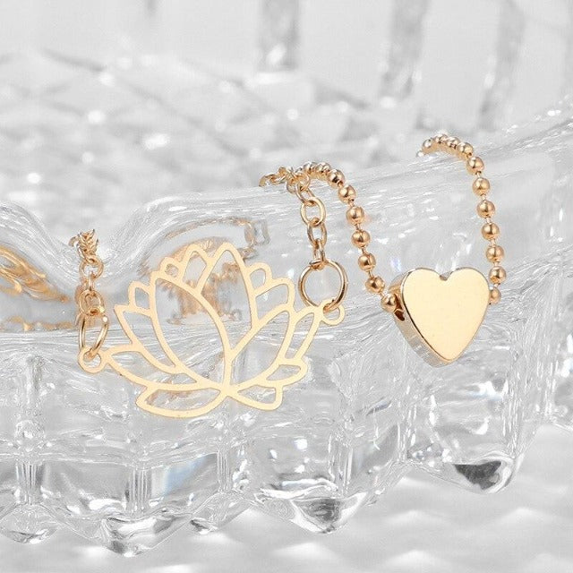 Lotus Flower Bracelet for Women