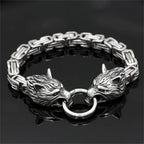Viking Fenrir Giant Wolf Bracelet