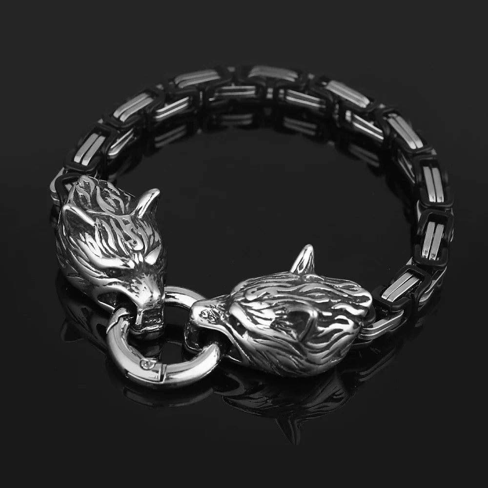 Viking Fenrir Giant Wolf Bracelet